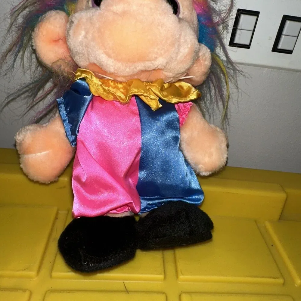 Vintage Trolio Trolls Plush Doll Clown  Stuffed. Plush 1992